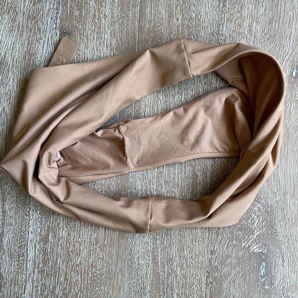 SKIMS Signature Swim Bandeau Bikini Top & Mid Waist Bottom Orche Bottom Size S - Picture 8 of 8